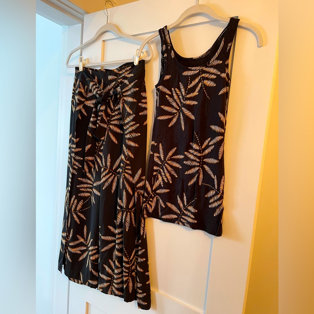 A New Day - two piece tropical print set